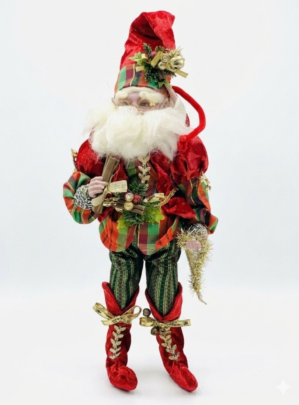 Vtg Mark Roberts Limited Edition Holiday Santa Figurine